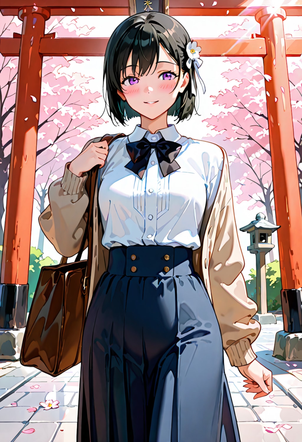 ひまり　春の神社バージョン