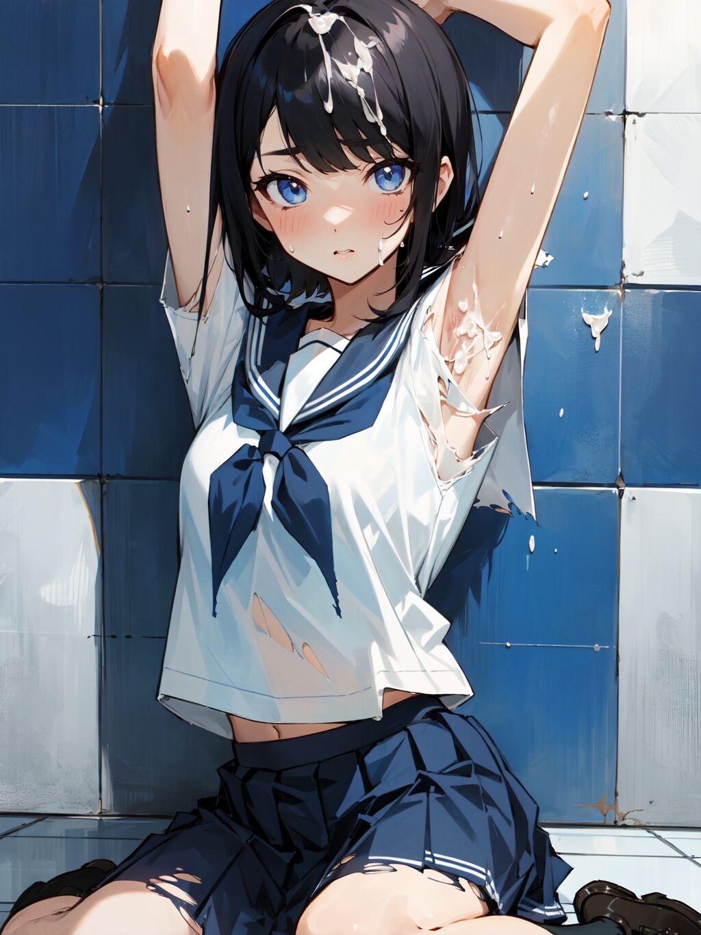 セーラー服と腋射