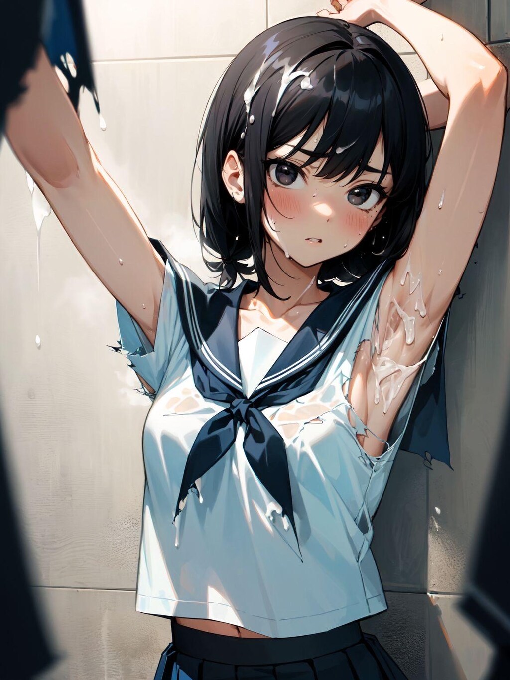 セーラー服と腋射
