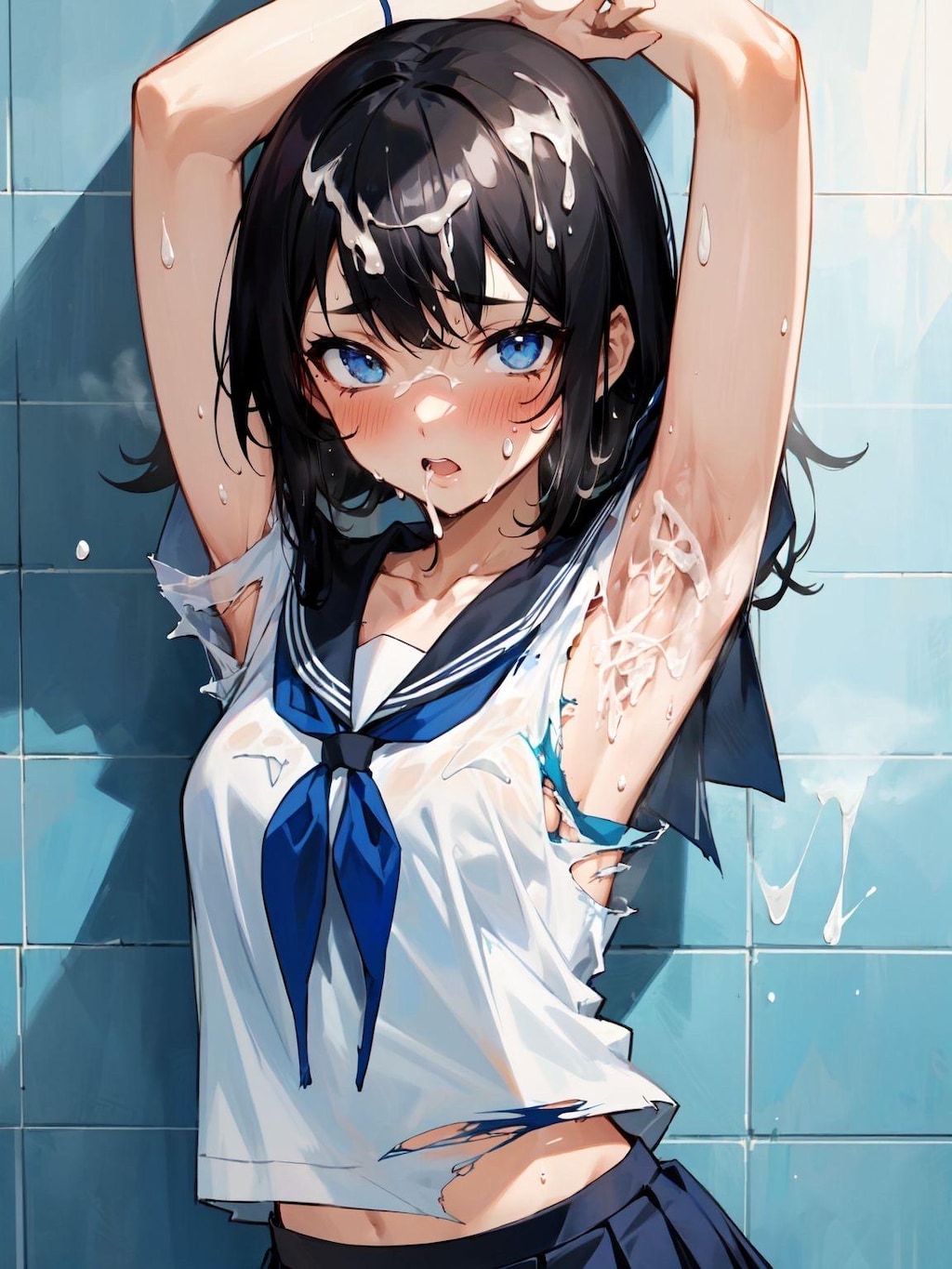セーラー服と腋射