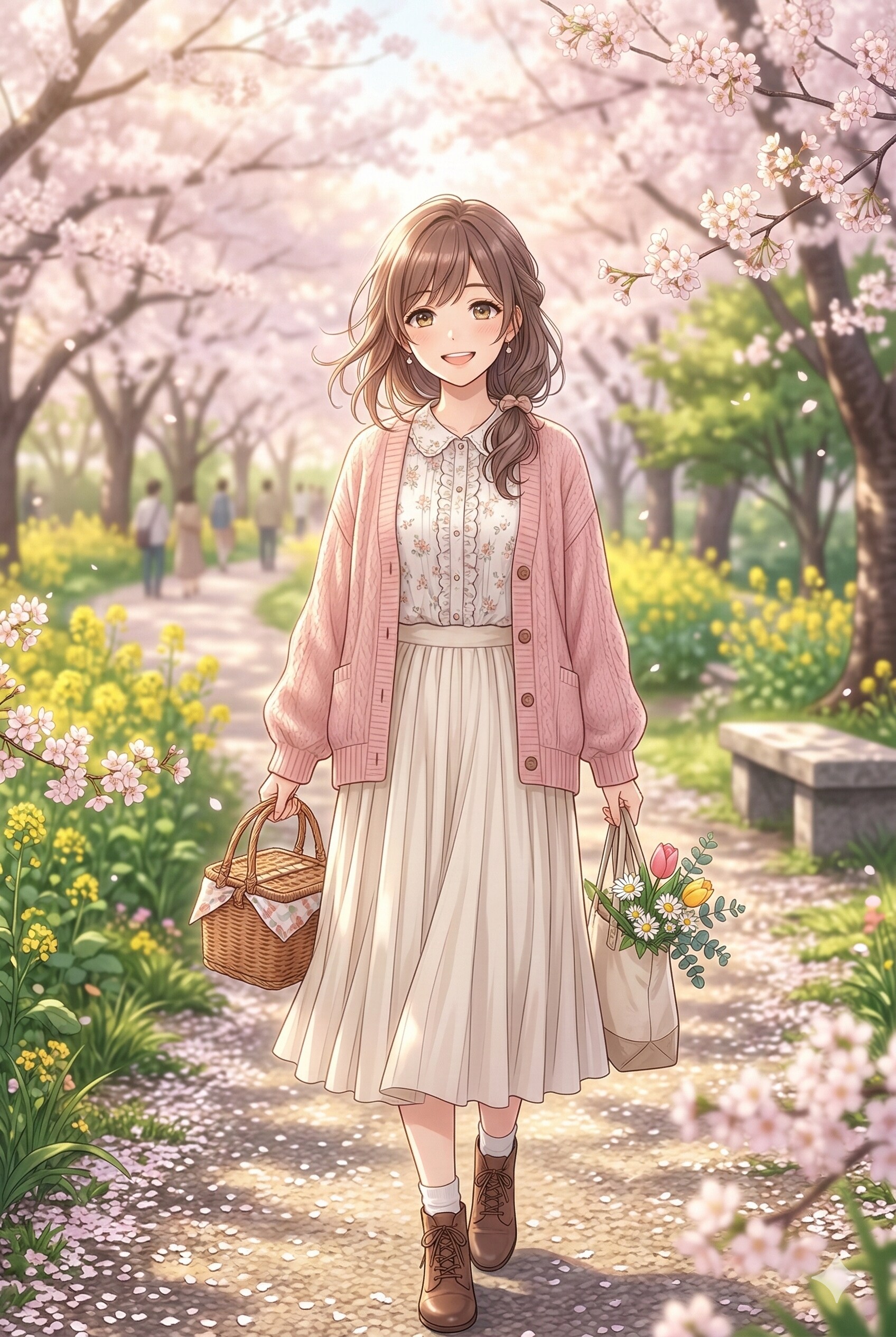 春色コーデ