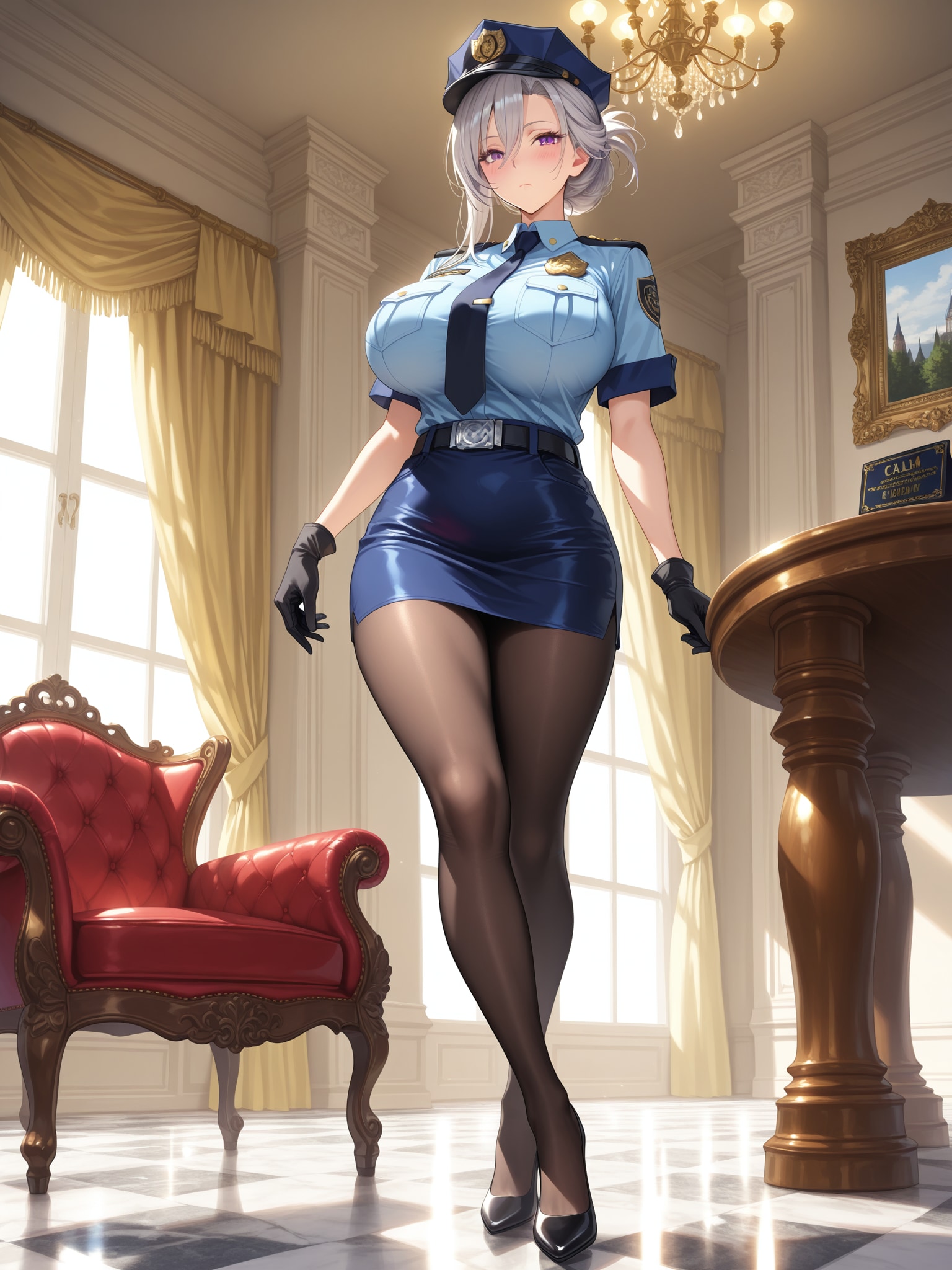 風紀と痴態の境界線① | の人気AIイラスト・グラビア