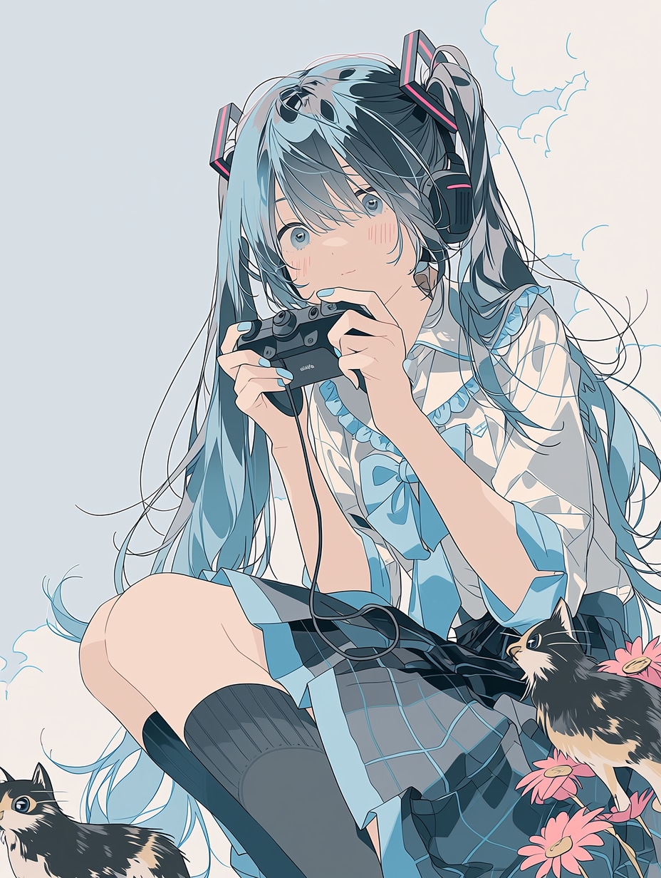 夏休みは朝からゲーム
