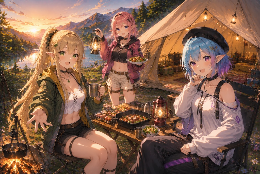 楽しいキャンプの日々