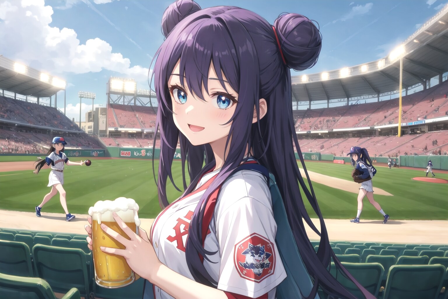 青い瞳の白ユニ天使 | の人気AIイラスト・グラビア