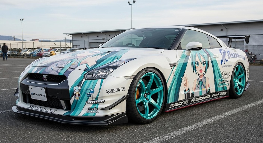 初音ミク痛車GT-R