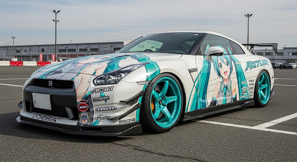 初音ミク痛車GT-R