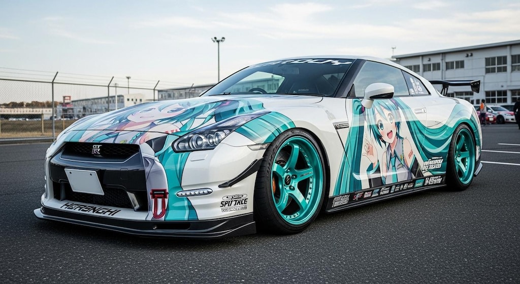 初音ミク痛車GT-R