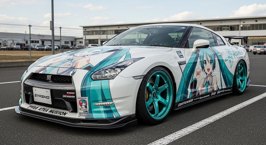 初音ミク痛車GT-R