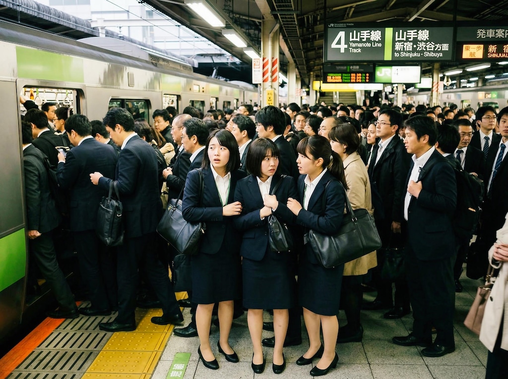 東京の洗礼 ― 通勤初日