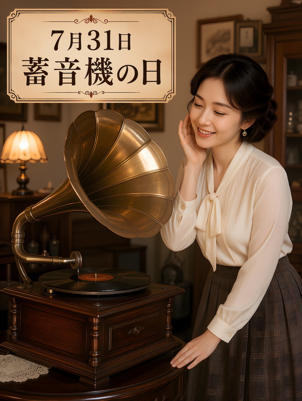 今日の１枚(7月31日)蓄音機の日