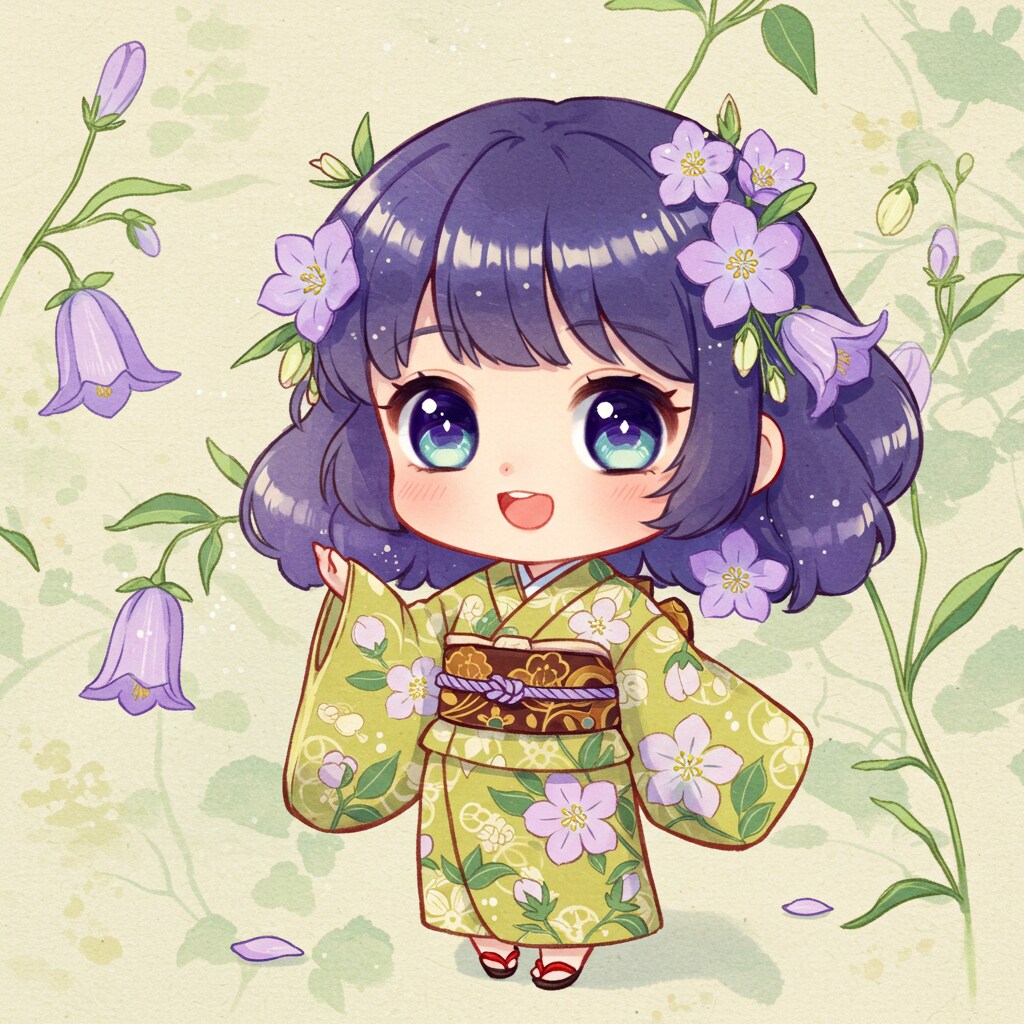 桔梗とリンドウがごちゃまぜ子ちゃん