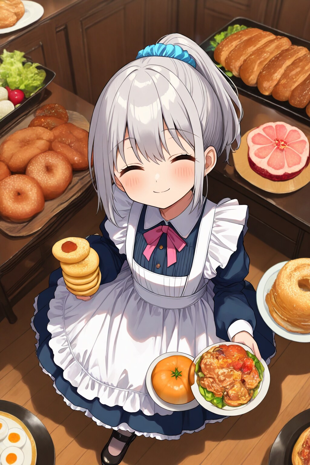 ウェイトレスさんの雛菊ちゃん