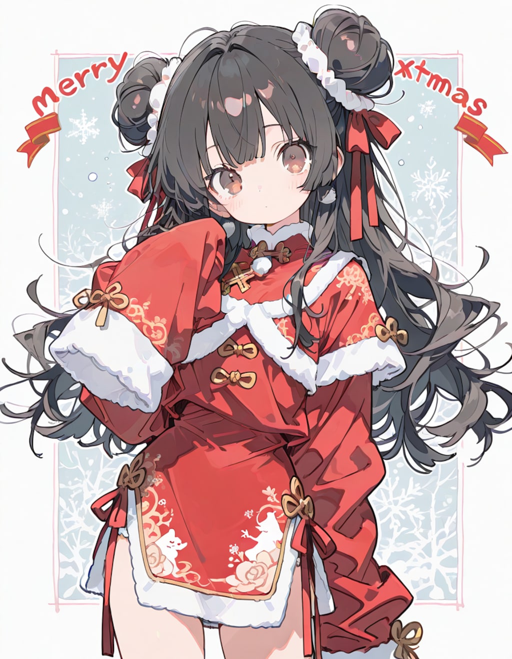 中華風サンタガール