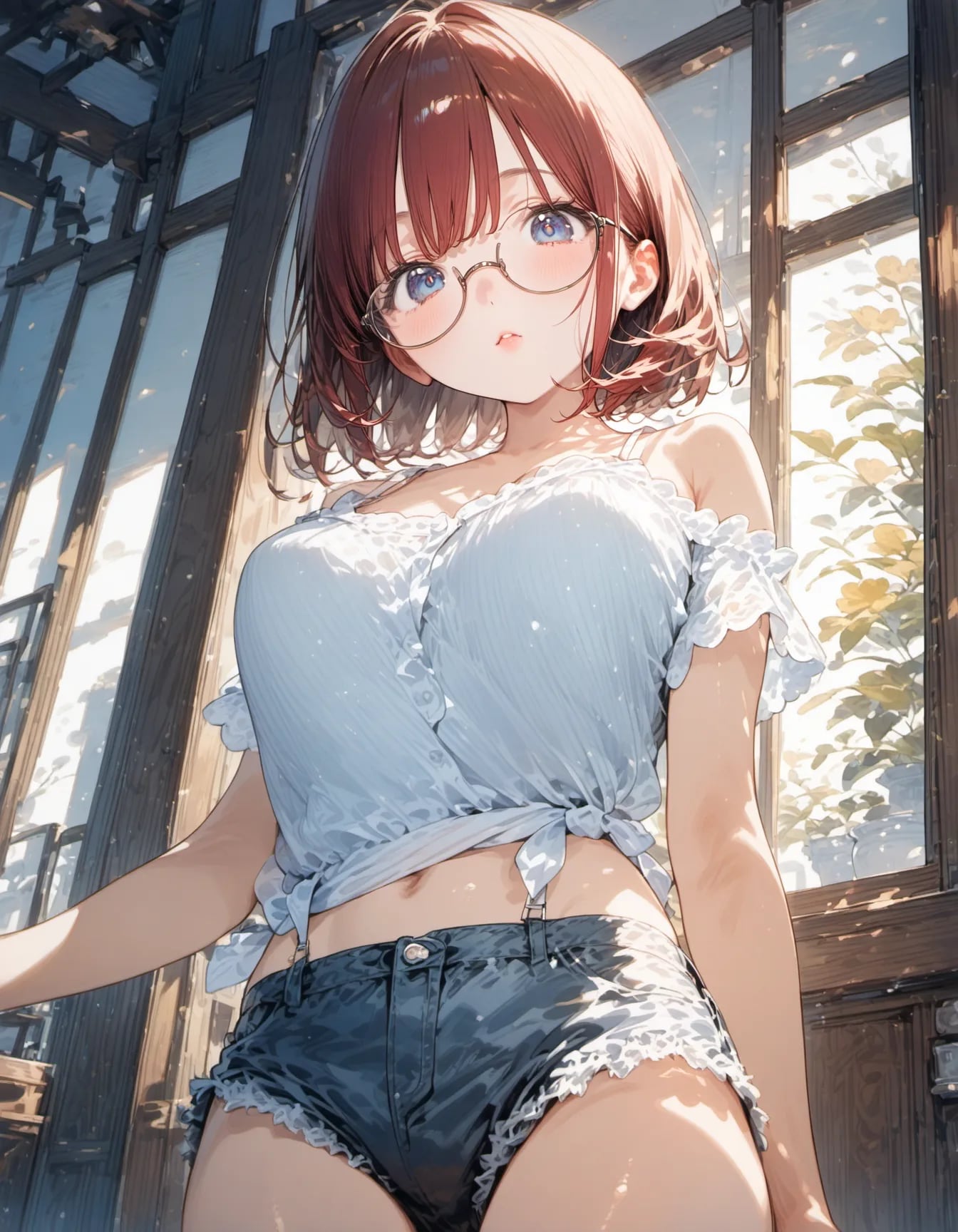 Amber Clarity at the Conservatory | の人気AIイラスト・グラビア