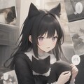 黒猫 2枚目