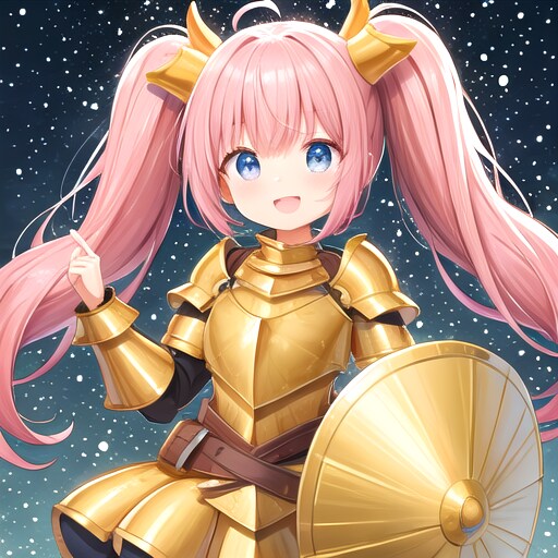 ツインテールの鎧少女 | の人気AIイラスト・グラビア