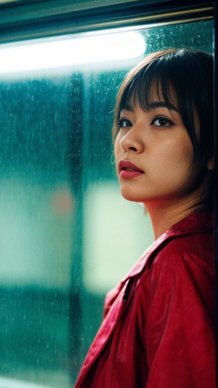 ポートレート：雨