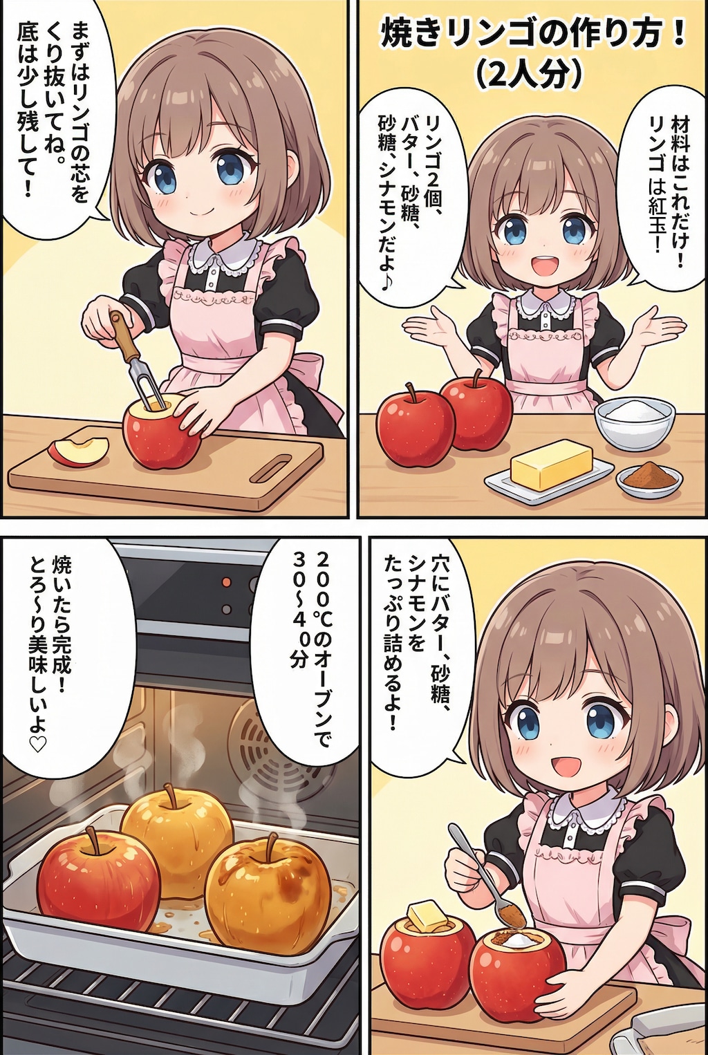 焼きリンゴ