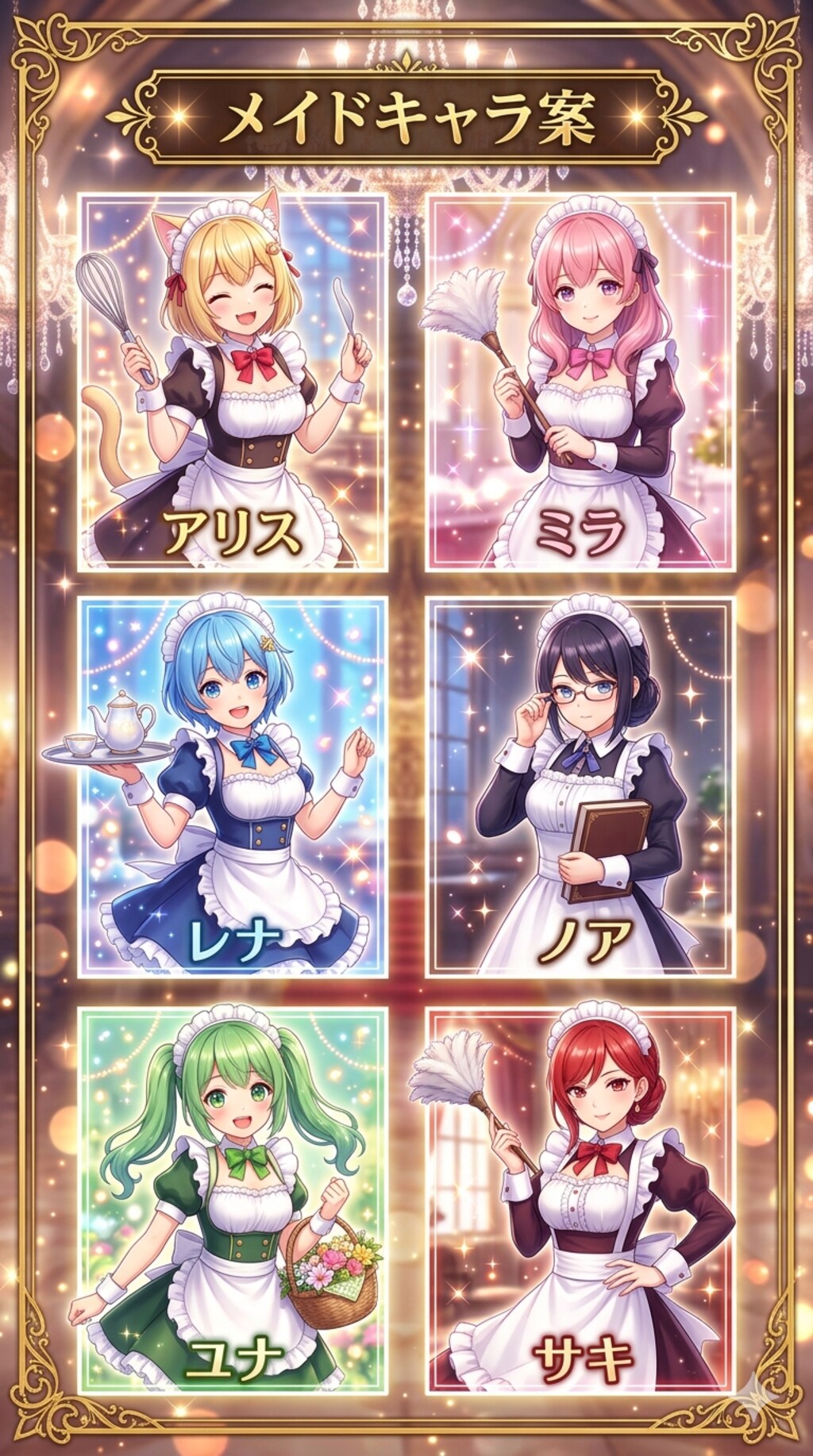 メイドキャラ案