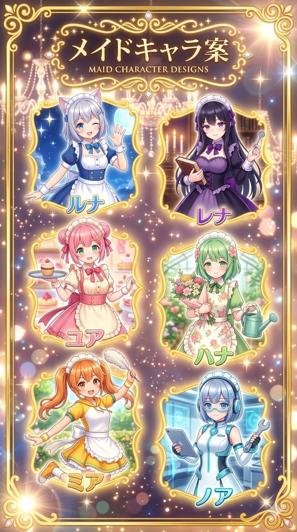 メイドキャラ案