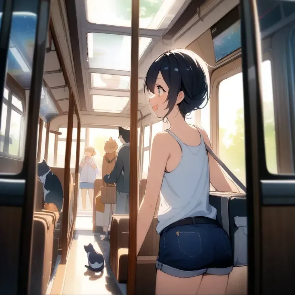 たまが電車でやって来る！