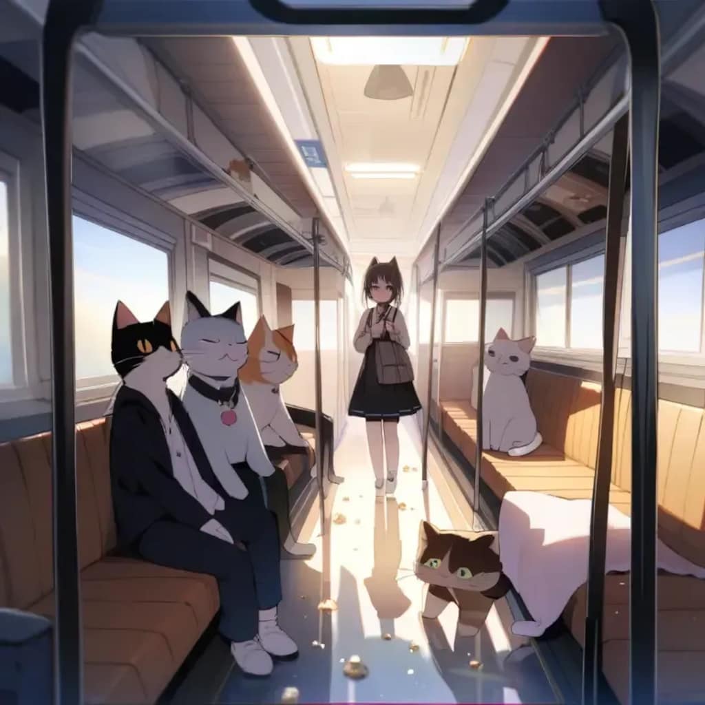 たまが電車でやって来る！