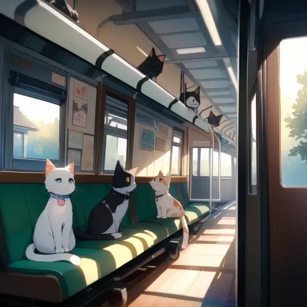 たまが電車でやって来る！