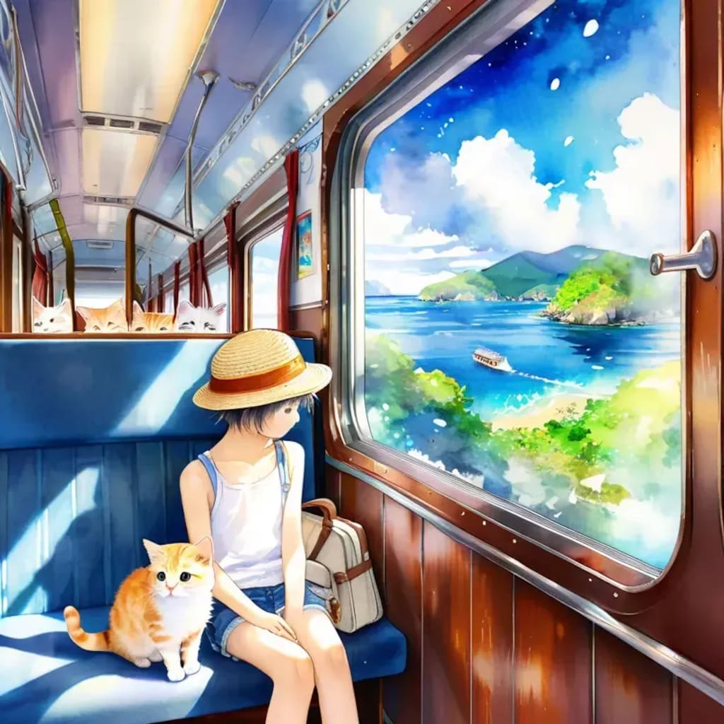 たまが電車でやって来る！