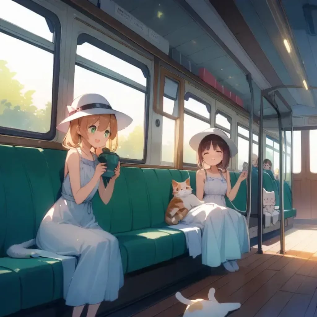 たまが電車でやって来る！