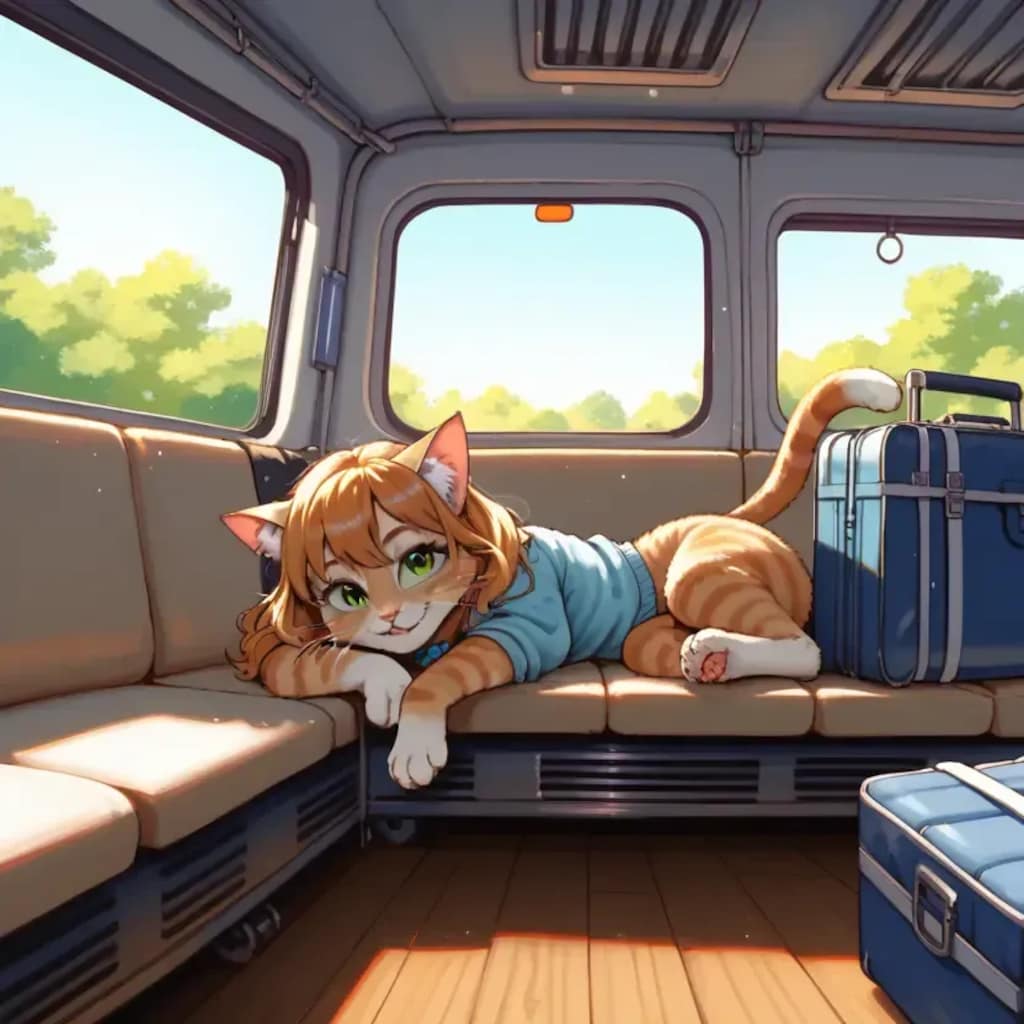 たまが電車でやって来る！