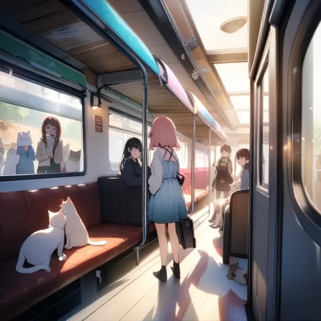 たまが電車でやって来る！