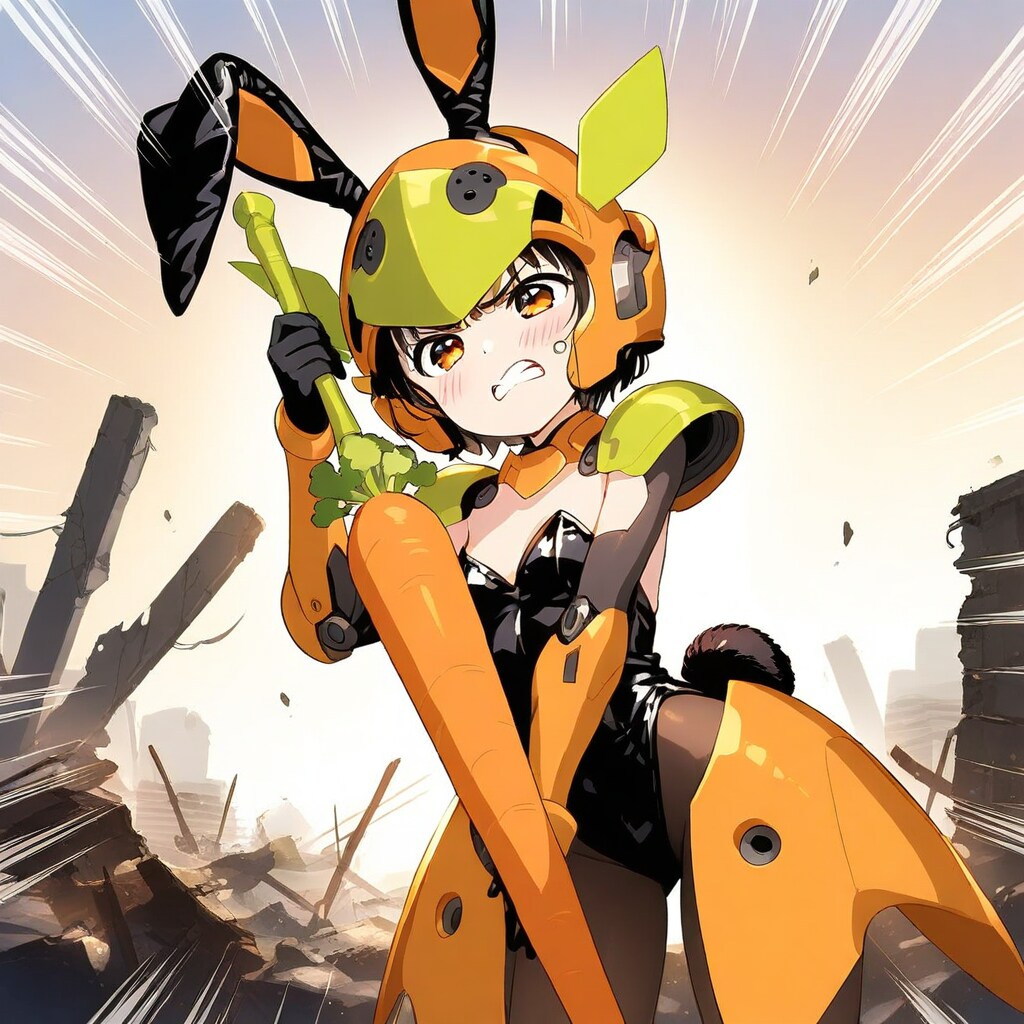 こ、これが伝説のニンジン兵器かっ⁉️