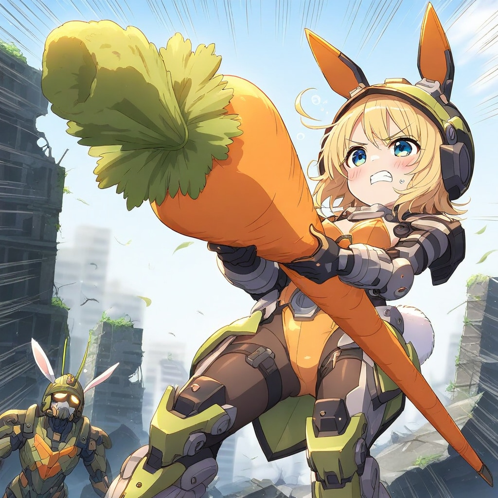 こ、これが伝説のニンジン兵器かっ⁉️