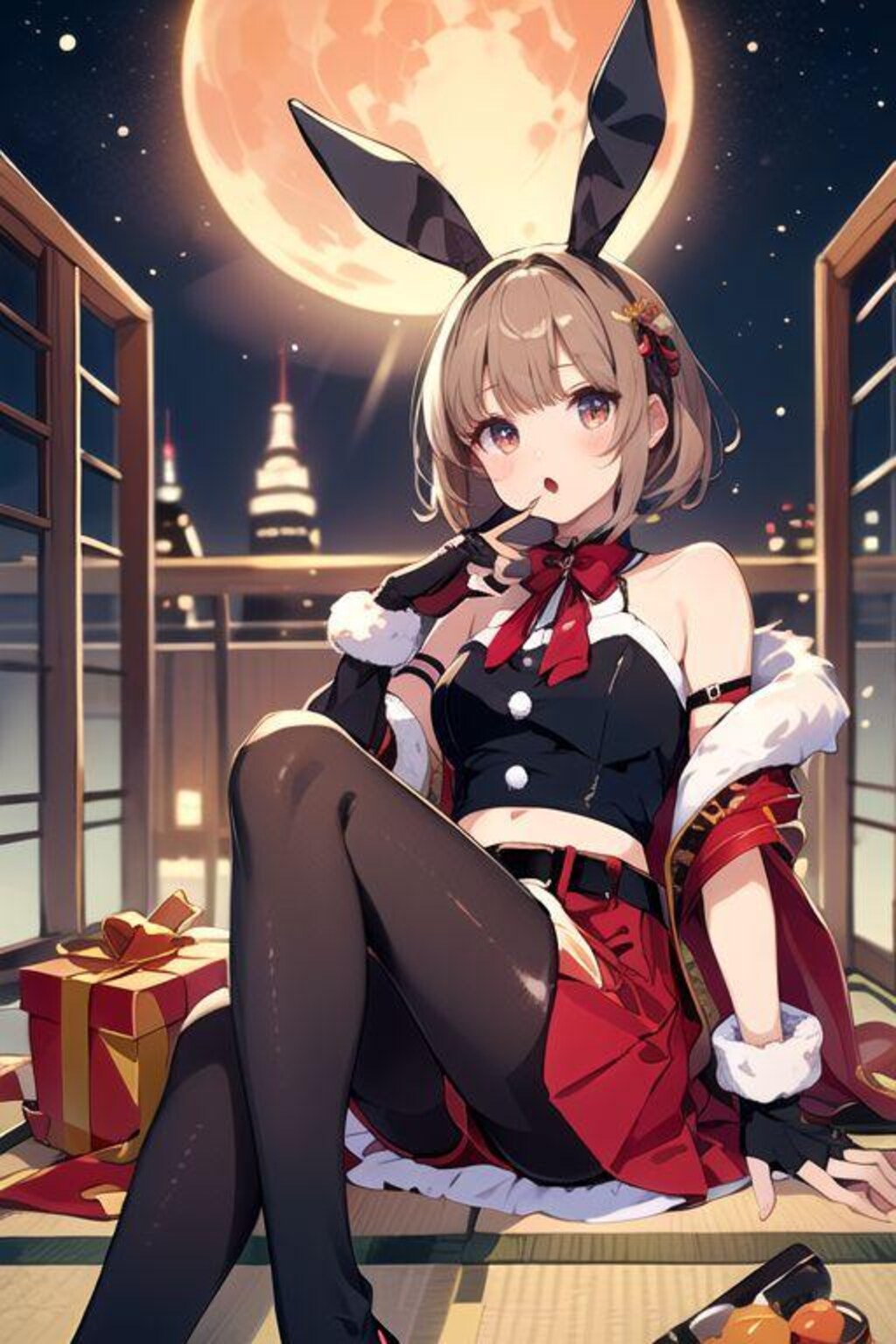 バニーと秋の月夜2