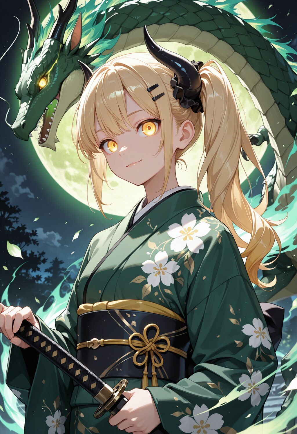 竜と刀と女鬼高生さん
