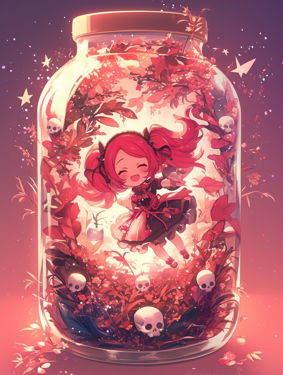 「瓶詰の少女」紅88