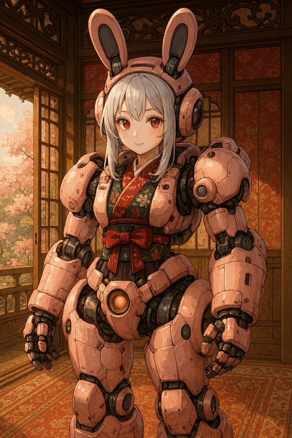 大正浪漫うさ耳スーツ