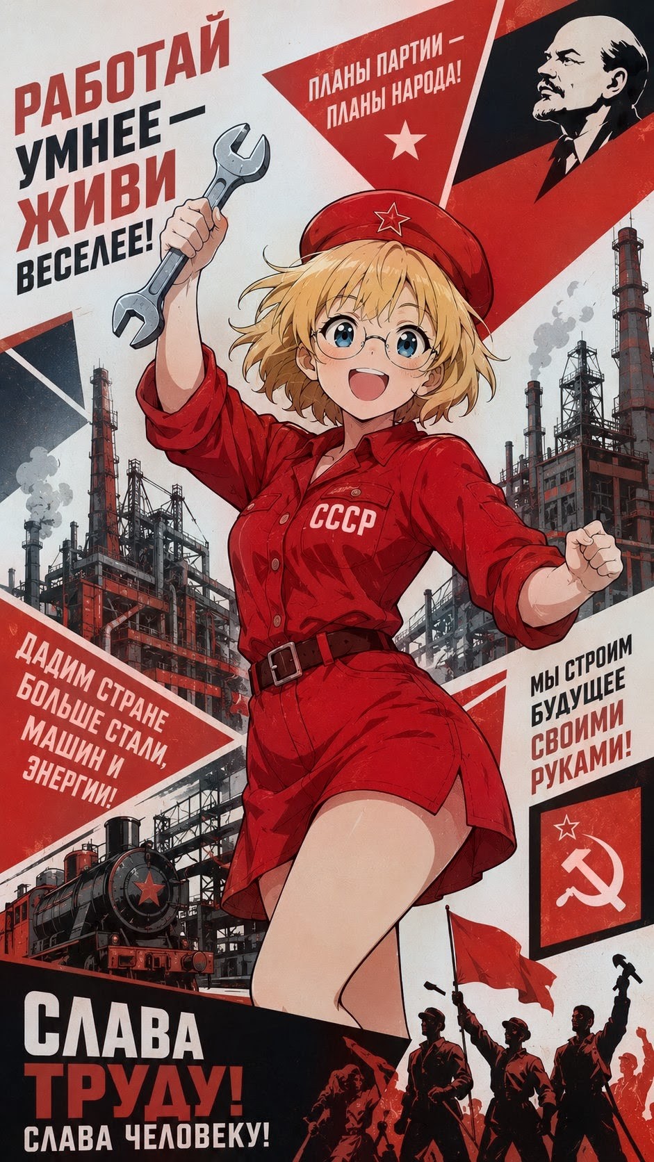 クセ強いプロパガンダポスター
