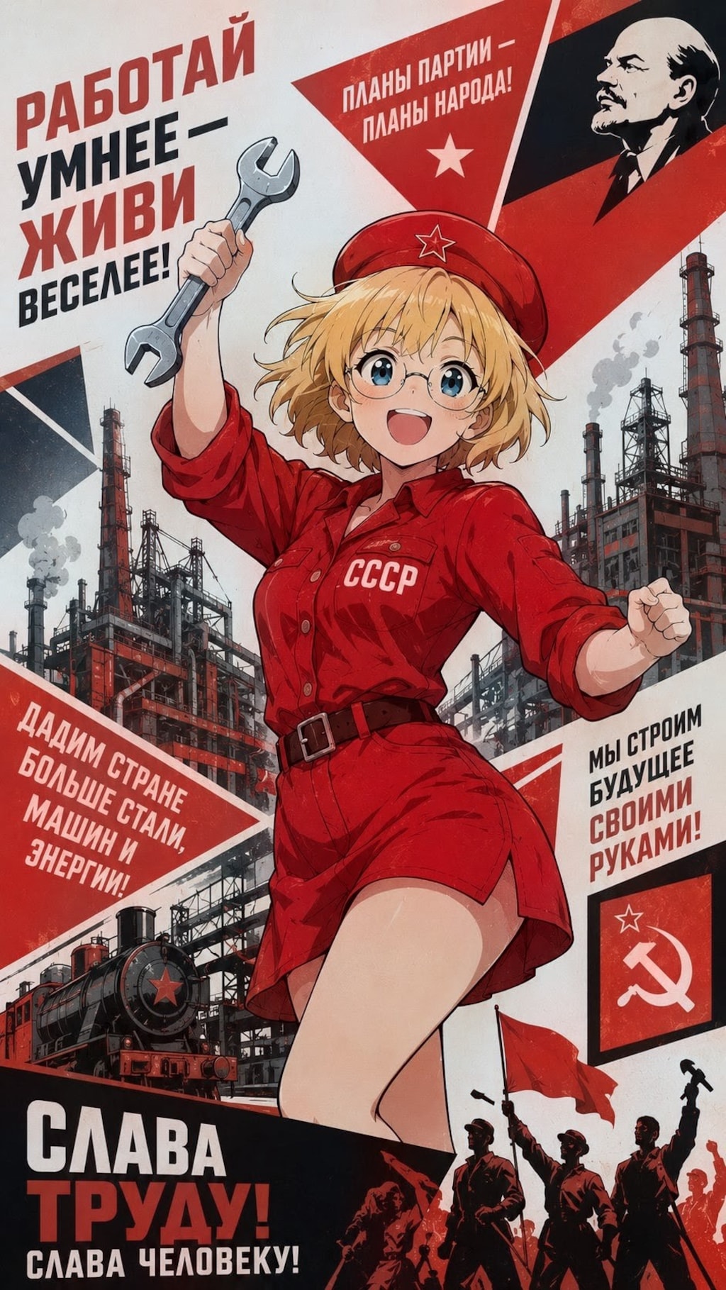 クセ強いプロパガンダポスター