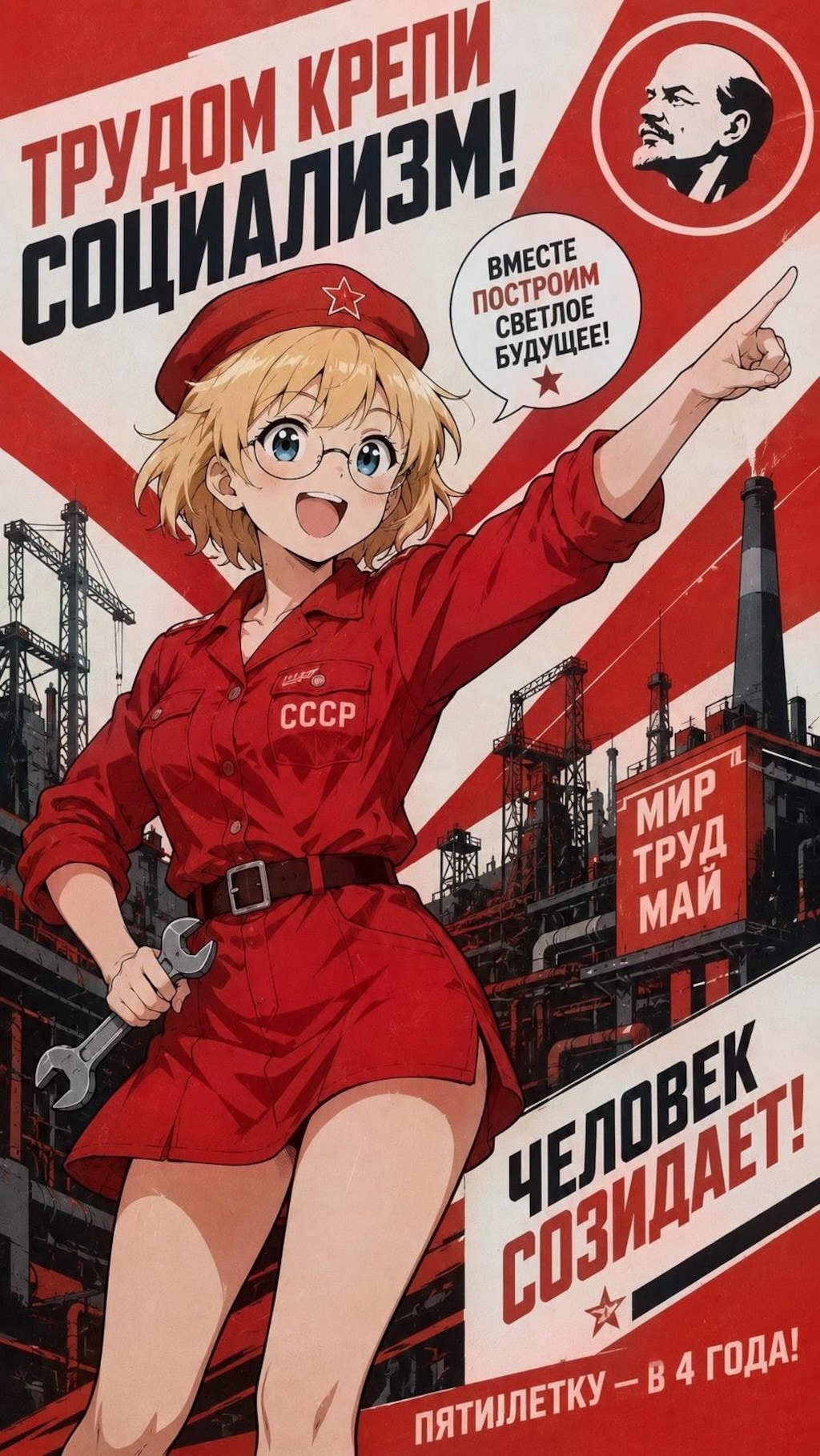 クセ強いプロパガンダポスター