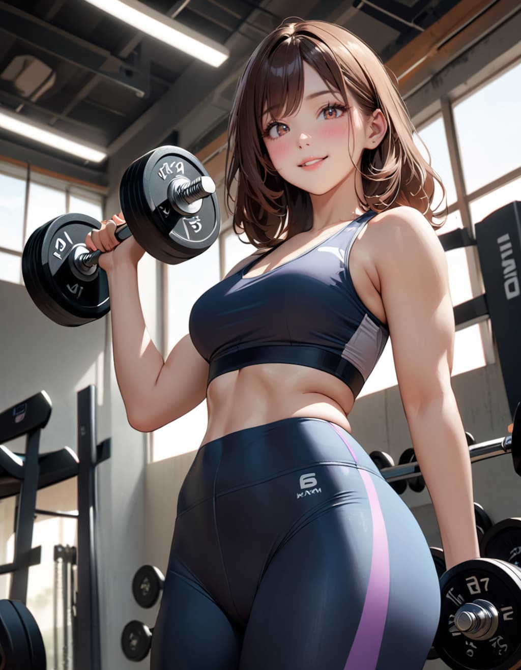 フィットネスで筋トレ