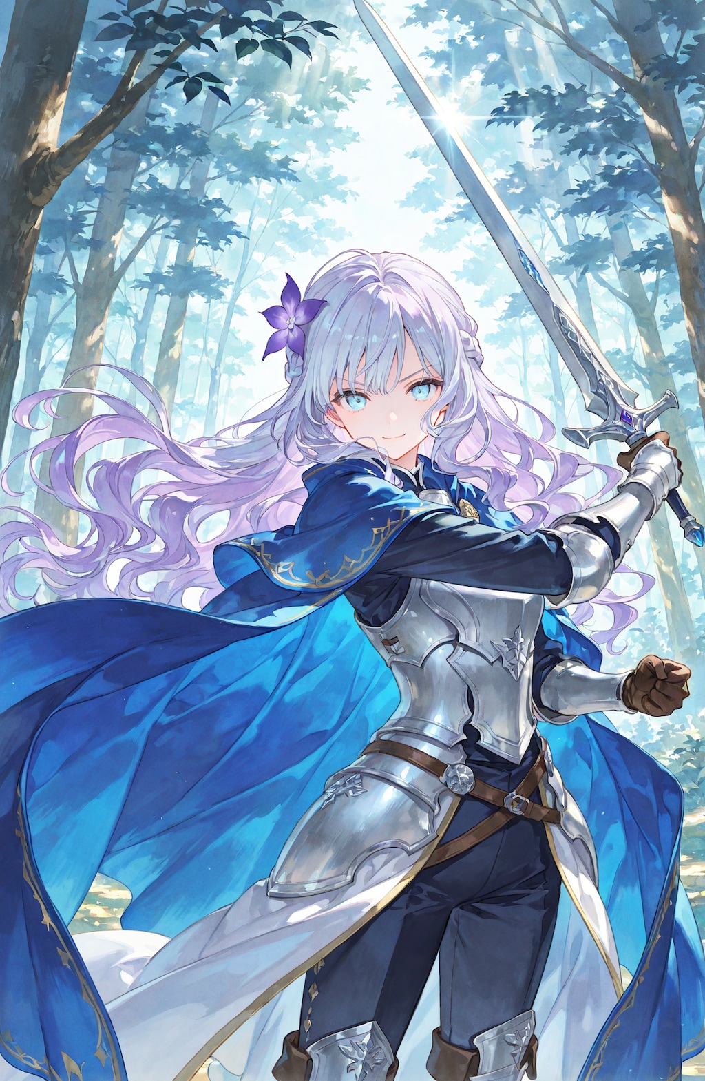 エルフの森防衛戦：巡礼騎士と銀の大剣