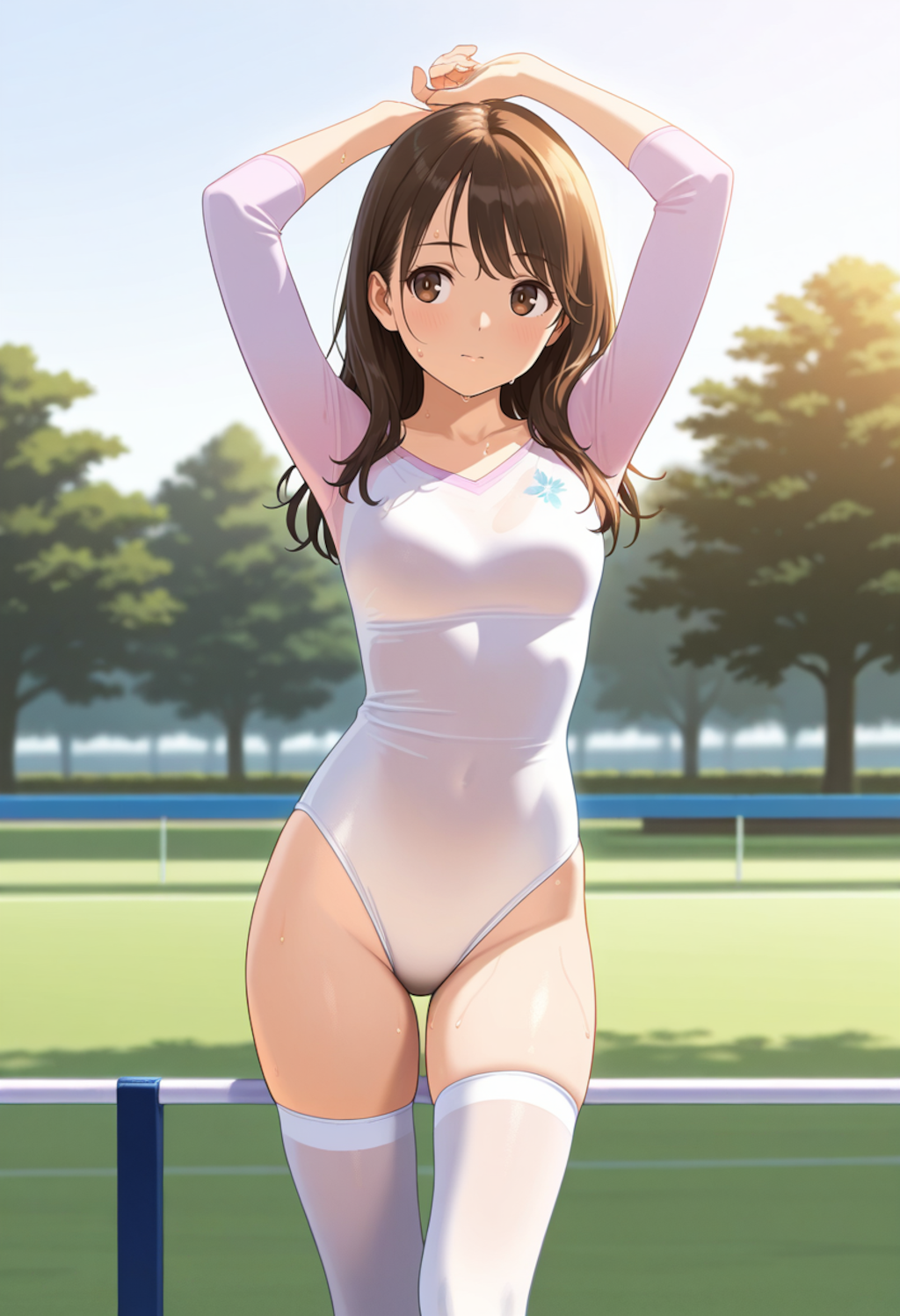 レオタード姿の女の子