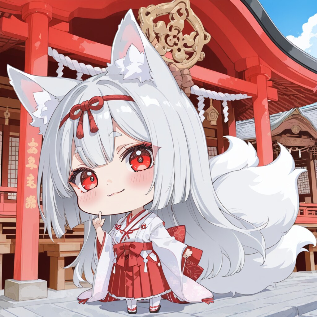 お稲荷さんの白狐巫女さんは今日も闘う