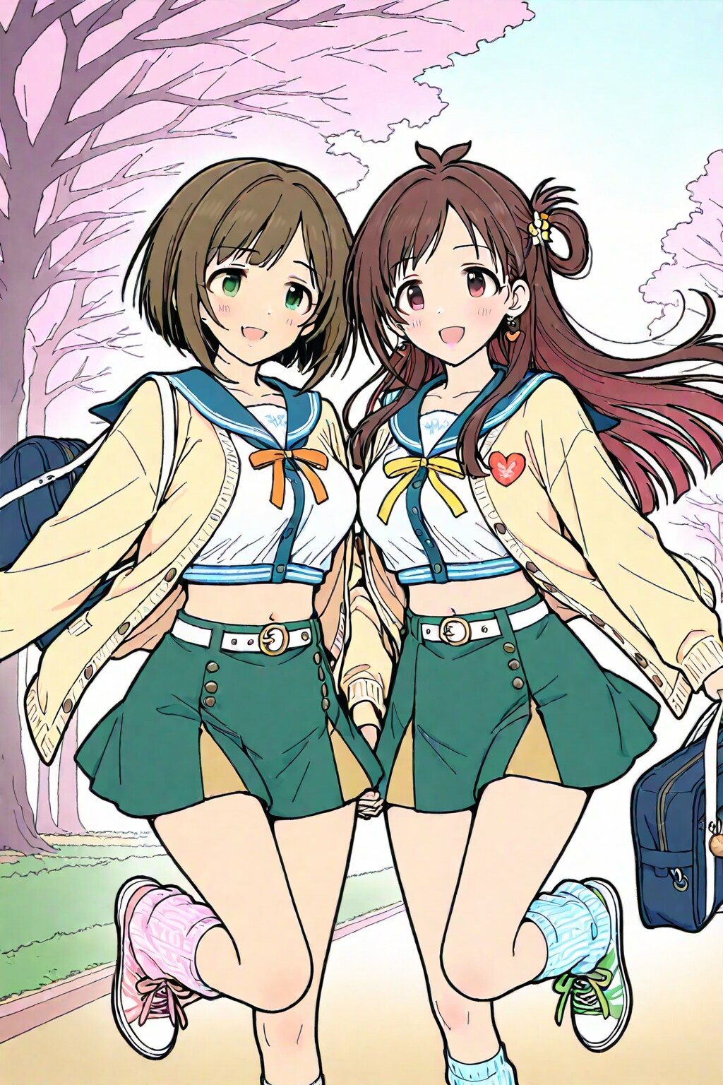 仲良く登校みくにゃんご (BEHIMOTH)