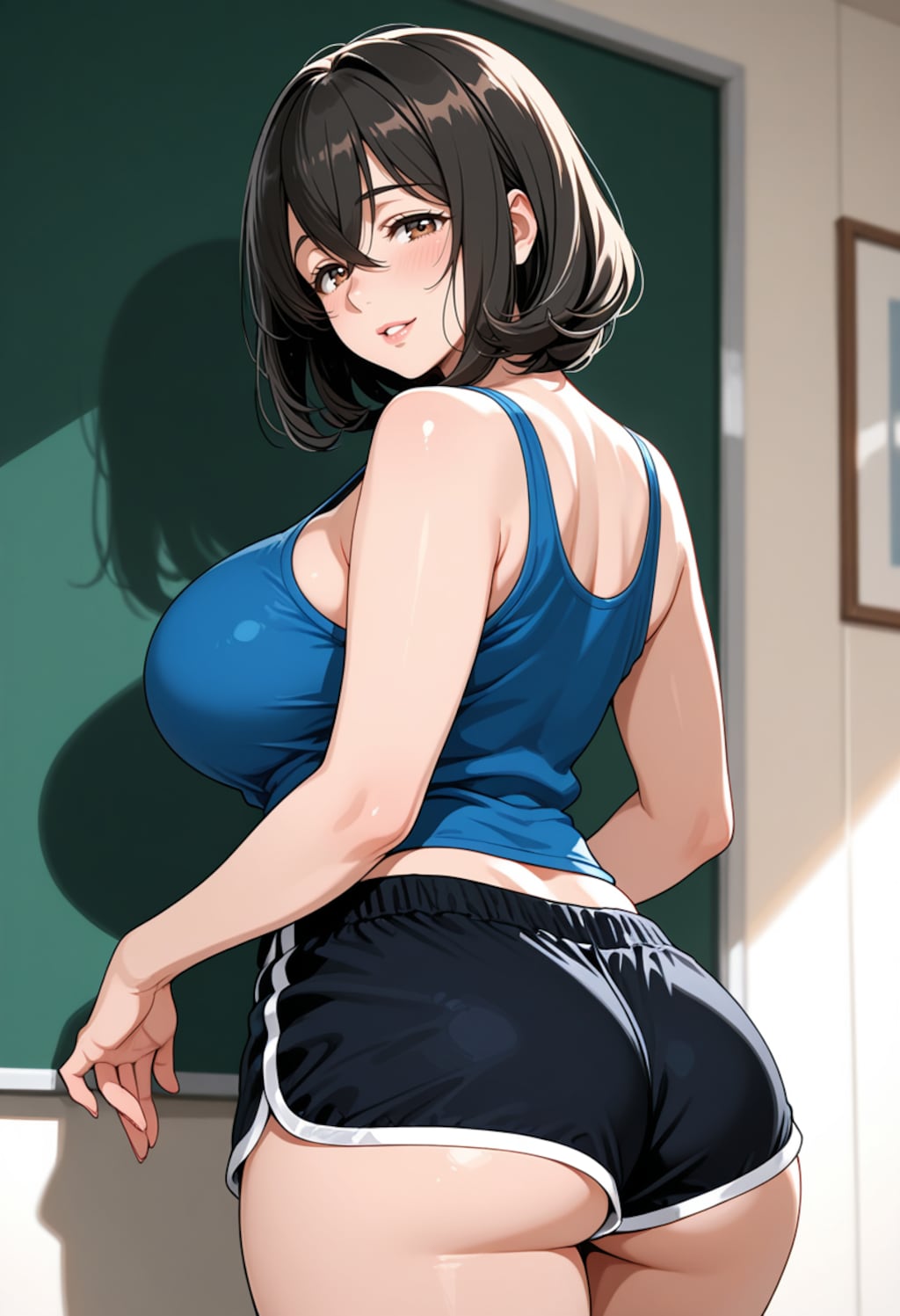 熟女のタンクトップ