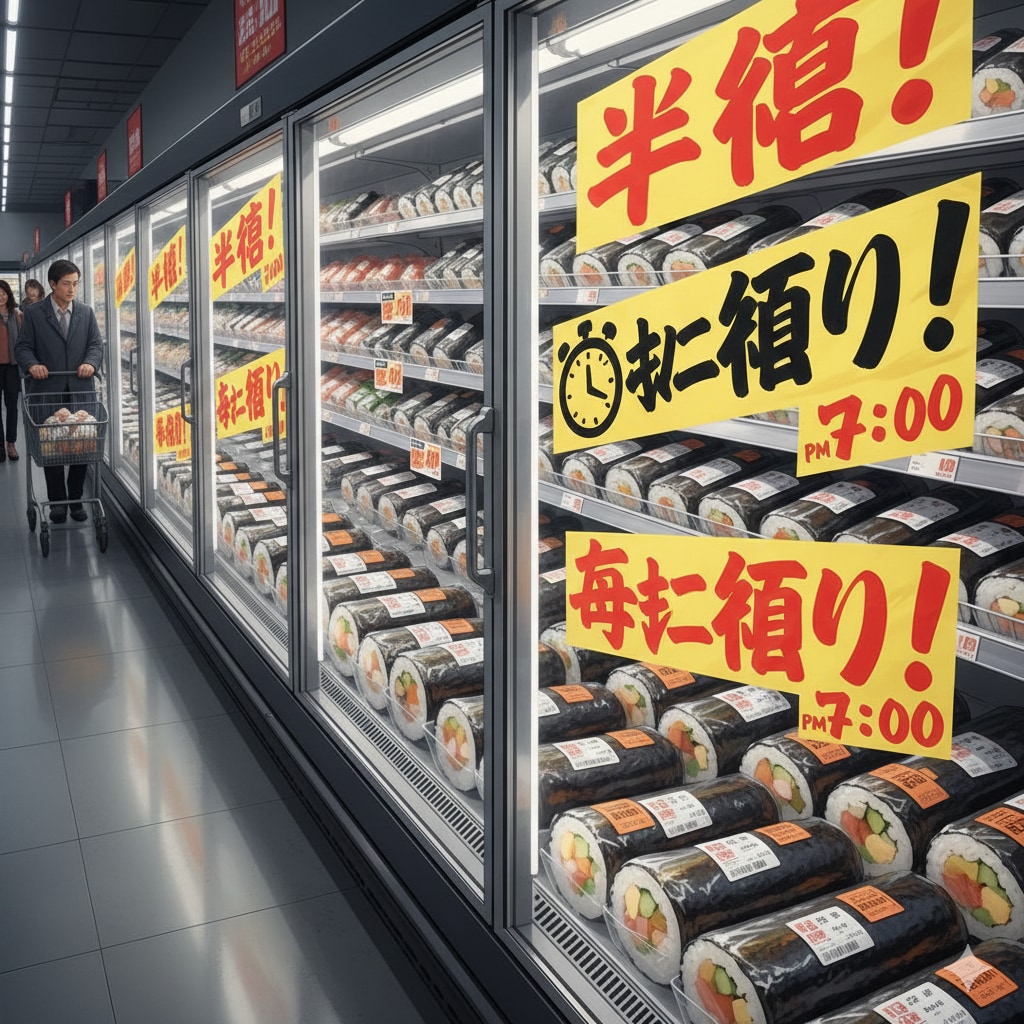 ゴミ箱「恵方巻沢山食べるぞ～♪」