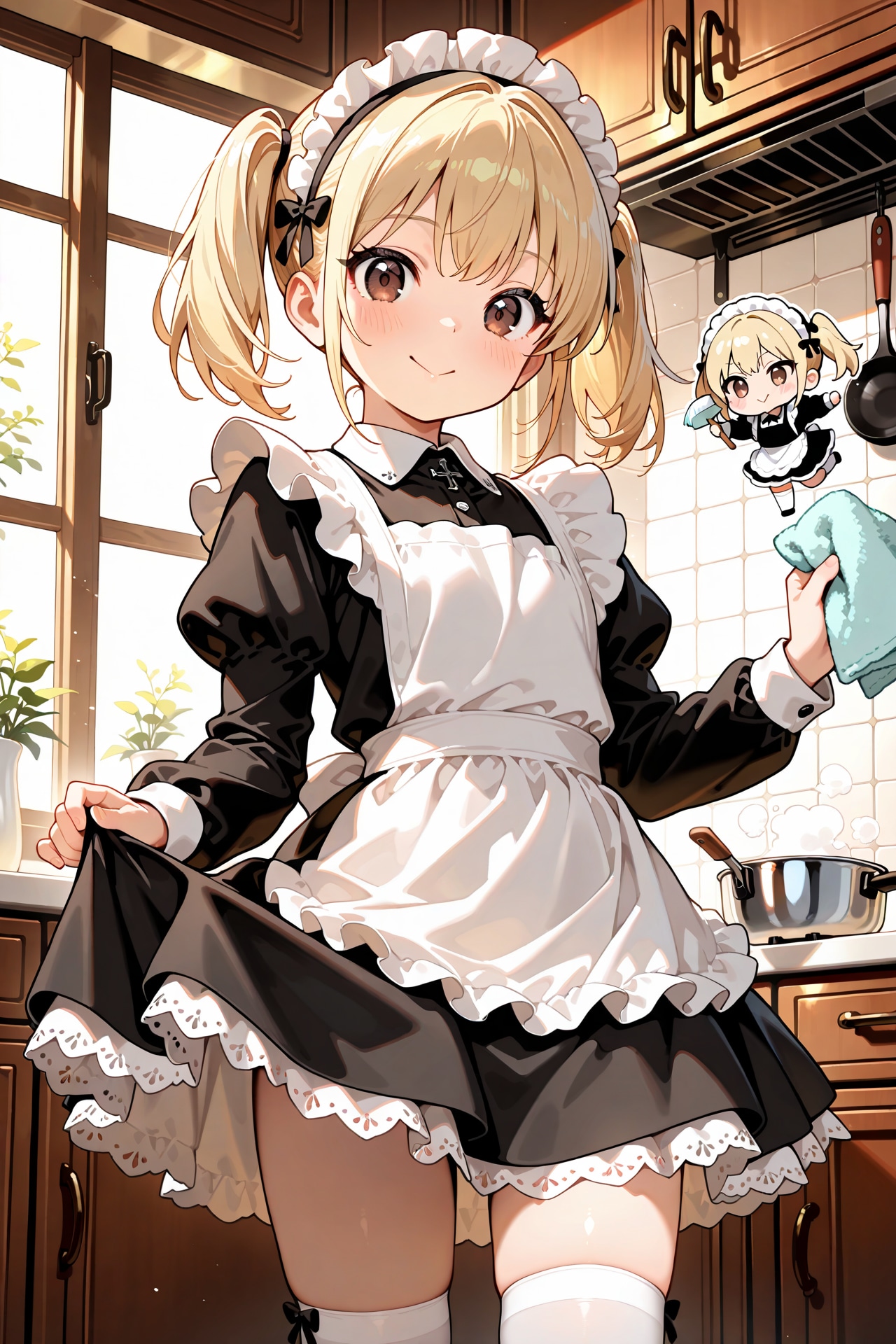 ロリメイドちゃん Z318 | の人気AIイラスト・グラビア