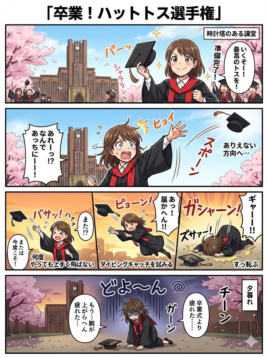 意外とこうなる(^-ω-)🐾➰🎓